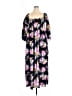 Torrid 100% Rayon Floral Black Casual Dress Size 3X Plus (3) - photo 1