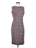 J. McLaughlin Print Blue Casual Dress Size S - photo 1