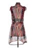 Aryeh 100% Polyester Paisley Red Casual Dress Size M - photo 2