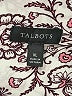 Talbots 100% Viscose Paisley Ivory Long Sleeve Blouse Size XL - photo 7
