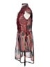 Aryeh 100% Polyester Paisley Red Casual Dress Size M - photo 5