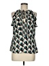 Diane von Furstenberg Teal Sleeveless Blouse Size 6 - photo 1