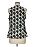 Diane von Furstenberg Teal Sleeveless Blouse Size 6 - photo 2