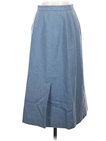 Pendleton Denim Skirt (view 1)