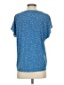 Ann Taylor Stars Blue Short Sleeve Blouse Size XS - photo 2