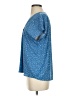 Ann Taylor Stars Blue Short Sleeve Blouse Size XS - photo 5