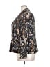 Le Suit Print Gold Blazer Size 18 - photo 5