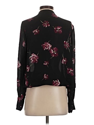 Nicholas Long Sleeve Silk Top (view 2)
