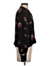 Nicholas 100% Silk Floral Black Long Sleeve Silk Top Size 0 - photo 4