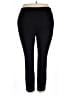dalia Solid Black Active Pants Size XXL - photo 2