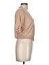Unbranded 100% Polyester Tan Short Sleeve Blouse Size L - photo 4