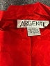 Argenti 100% Silk Red Long Sleeve Silk Top Size 12 - photo 7
