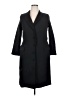 Teri Jon by Rickie Freeman 100% Polyester Solid Black Coat Size 18 - photo 1
