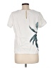J.Crew Graphic Teal Short Sleeve Top Size 8 - photo 2