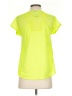 Nike 100% Polyester Yellow Short Sleeve Top Size S - photo 2