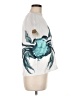 J.Crew Graphic Teal Short Sleeve Top Size 8 - photo 4