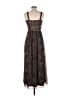 Robbie Bee 100% Polyester Animal Print Brown Casual Dress Size 8 - photo 2
