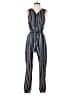 UK 2 LA Stripes Blue Jumpsuit Size S - photo 1