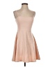 French Connection Solid Tan Cocktail Dress Size S - photo 1