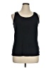 Lands' End 100% Cotton Black Tank Top Size XL - photo 1