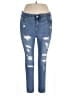 Torrid Hearts Blue Jeans Size 18R - photo 1