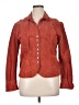 Christopher & Banks 100% Leather Red Orange Leather Jacket Size XL - photo 1