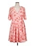 Torrid 100% Polyester Pink Casual Dress Size 16 - photo 1