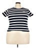 Bench Blue Ivory Short Sleeve Top Size 3X - photo 1