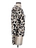 White + Warren 100% Cashmere Animal Print Ivory Cashmere Pullover Sweater Size XS - photo 4