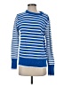 Addison Bay 100% Cotton Stripes Blue Pullover Sweater Size S - photo 1