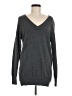 Aqua 100% Cashmere Gray Cashmere Pullover Sweater Size M - photo 1
