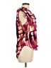 DKNY 100% Polyester Burgundy Sleeveless Blouse Size M - photo 4