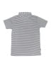 Garb 100% Polyester Stripes Silver Short Sleeve Button-Down Shirt Size 9 - photo 2