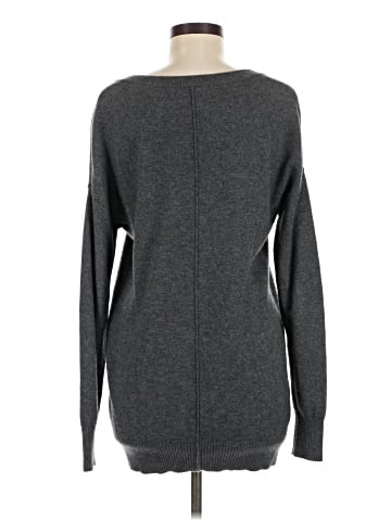 Aqua Cashmere Pullover Sweater (view 2)