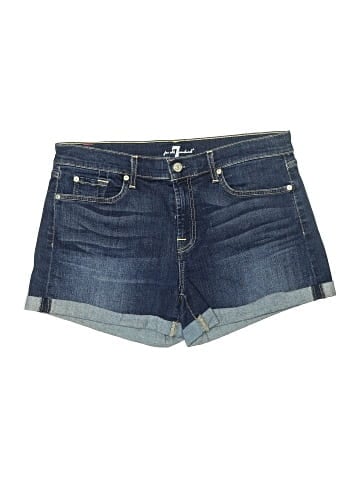 7 For All Mankind Denim Shorts (view 1)