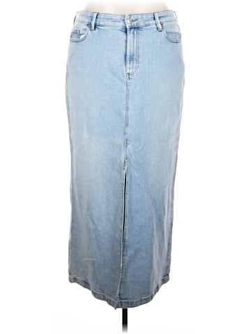 Lands' End Denim Skirt (view 1)