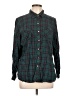 L.L.Bean 100% Cotton Plaid Green Long Sleeve Button-Down Shirt Size L - photo 1