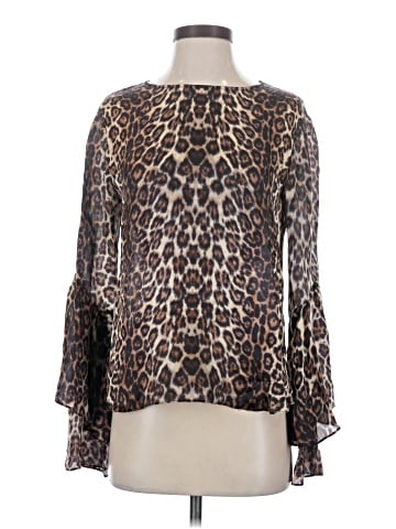 Generation Love Long Sleeve Silk Top (view 1)