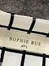 Sophie Rue 100% Rayon Checkered-gingham Ivory Shorts Size L - photo 3