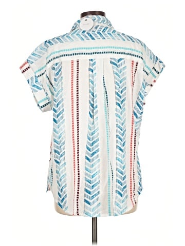 En Creme Short Sleeve Blouse (view 2)