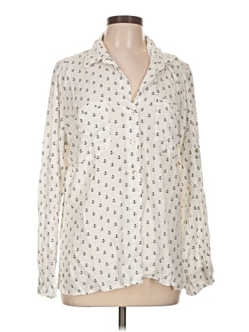 Just Living Long Sleeve Blouse (view 1)