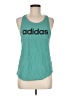 Adidas 100% Cotton Teal Tank Top Size M - photo 1