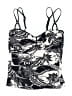 Tommy Bahama Print Black Swimsuit Top Size M - photo 1