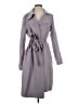 Badgley Mischka Gray Wool Coat Size S - photo 1