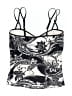 Tommy Bahama Print Black Swimsuit Top Size M - photo 2