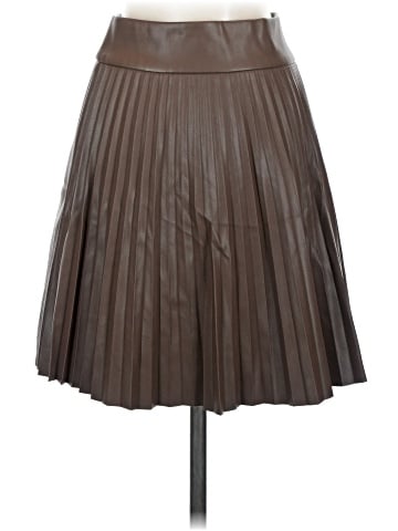 Zara Faux Leather Skirt (view 2)