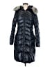 T Tahari Blue Coat Size M - photo 1