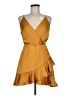 showpo 100% Polyester Gold Cocktail Dress Size 6 - photo 1