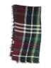 J.Jill 100% Polyester Plaid Burgundy Scarf One size - photo 2