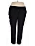 H&M 100% Polyester Solid Black Casual Pants Size 24 waist - photo 1